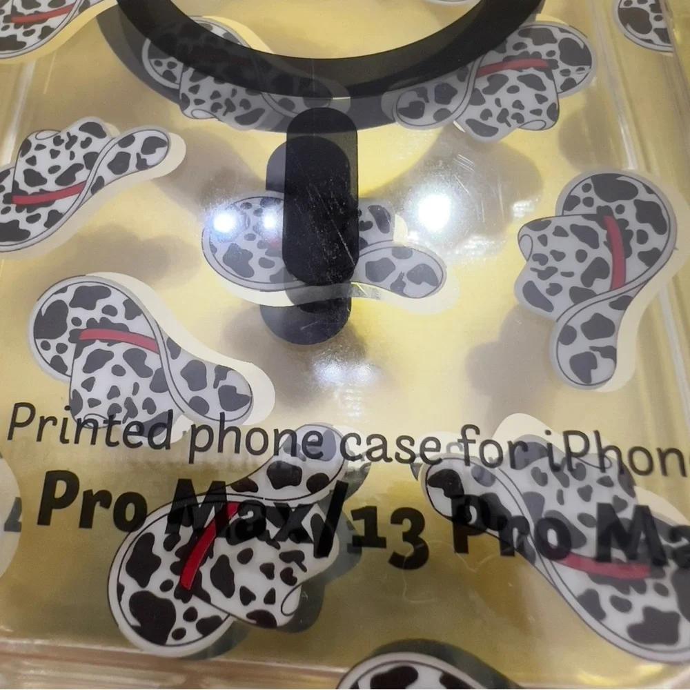 Happy Gear MagSafe Cow Print Cowboy Hat iPhone 14 & 13 Pro Max Case NOB